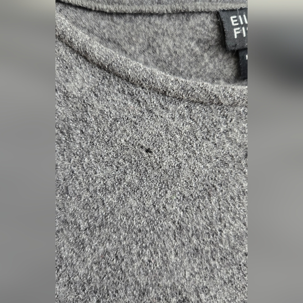 Eileen Fisher Charcoal Sleeveless Tank Top-Size M -100%wool - Picture 6 of 7